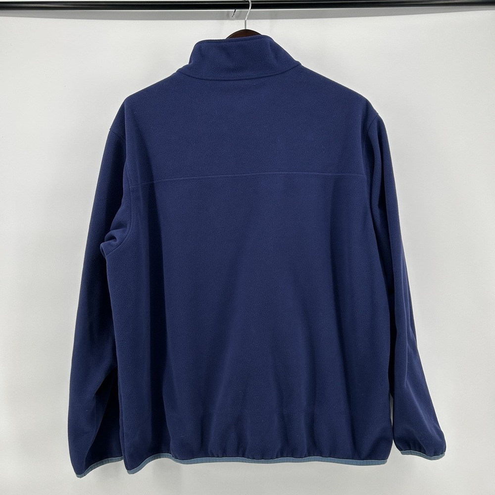 LL Bean Polartec Fleece Jacket Mens XL Navy Full Zip Weather Channel Gorpcore - Picture 11 of 13
